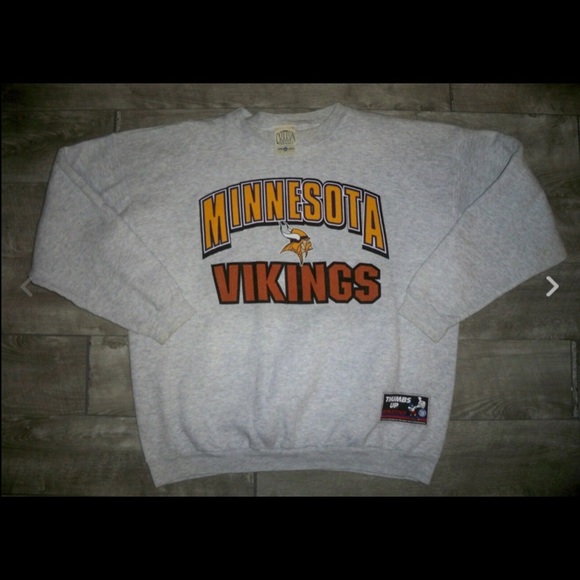 lsj s Other - Vtg Minnesota Vikings Pullover Sweatshirt Mens XL